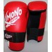 Kimono Semi Contact Karate Gloves PU Quality Red/Blk Sz XS-XL